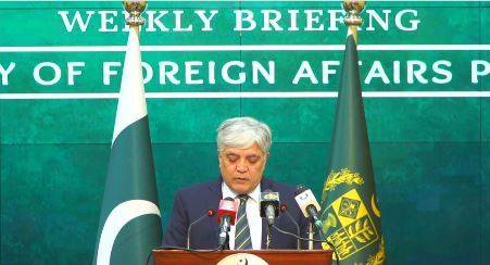 پاکستان سعودی دفاعی معاہدہ کسی تیسرے ملک کے خلاف نہیں، خطے میں امن و استحکام میں کردار ادا کرے گا، ترجمان دفتر خارجہ