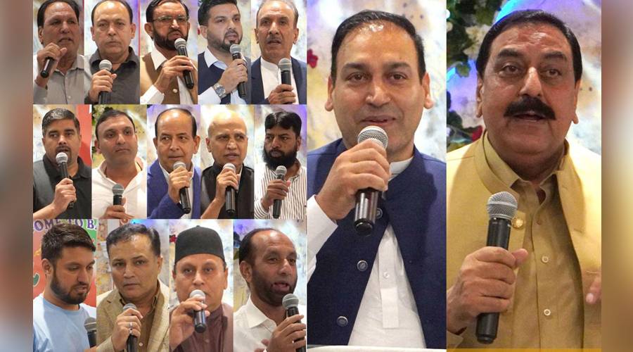 بارسلونا میں وزیرِ مال و کسٹوڈین آزاد جموں و کشمیر چوہدری اخلاق کے اعزاز میں راجہ نامدار اقبال خان کی استقبالیہ تقریب، پاکستانی و کشمیری کمیونٹی کی شرکت