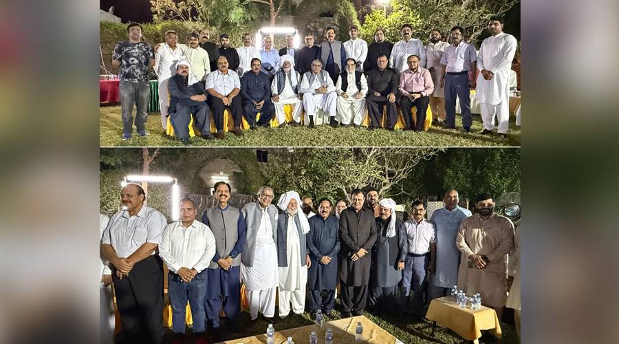 سابق وفاقی وزیر چوہدری شہباز حسین کی جانب سے چوہدری اللہ دتہ وڑائچ کے اعزاز میں پرتکلف عشائیہ