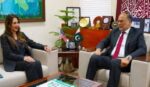 وفاقی وزیر منصوبہ بندی احسن اقبال سے امریکی ناظم الامور نیٹلی بیکر کی ملاقات
