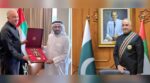 صدر شیخ محمد بن زاید النہیان کی طرف سے پاکستان کے سفیر فیصل نیاز ترمذی کو زاید دوئم کے فرسٹ کلاس آرڈر سے نوازا گیا۔