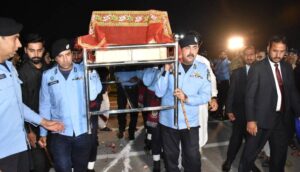 ایس پی عدیل اکبر کی نماز جنازہ پولیس لائنز میں ادا