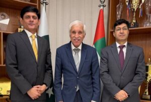 وفاقی وزیر برائے سرمایہ کاری بورڈ کی پاکستانی قونصل خانے دبئی میں قونصل جنرل اور ٹریڈ قونصلر سے ملاقات، سرمایہ کاروں کے ساتھ مضبوط روابط قائم کئے جائیں، قیصر احمد شیخ