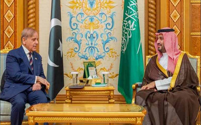 وزیرِ اعظم شہباز شریف اور سعودی ولی عہد کے درمیان ملاقات کا مشترکہ اعلامیہ