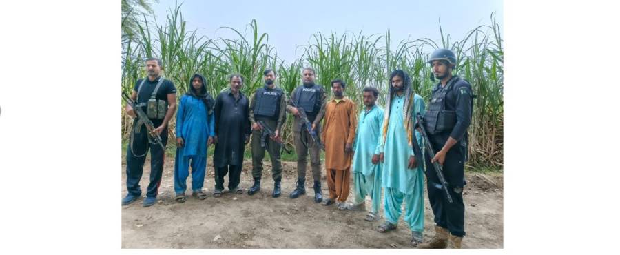 پنجاب پولیس کی بڑی کامیابی، راجن پور میں کچے کے علاقے 5 مغوی بازیاب کروا لئے، 7 سہولت کار گرفتار