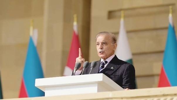 آذربائیجان کے یومِ فتح کی مرکزی تقریب میں وزیراعظم شہباز شریف اور فیلڈ مارشل عاصم منیر کی شرکت