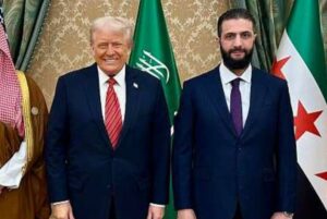 احمد الشراع کی صدر ٹرمپ سے ملاقات، وائٹ ہاؤس کا دورہ کرنے والے پہلے شامی صدر بن گئے