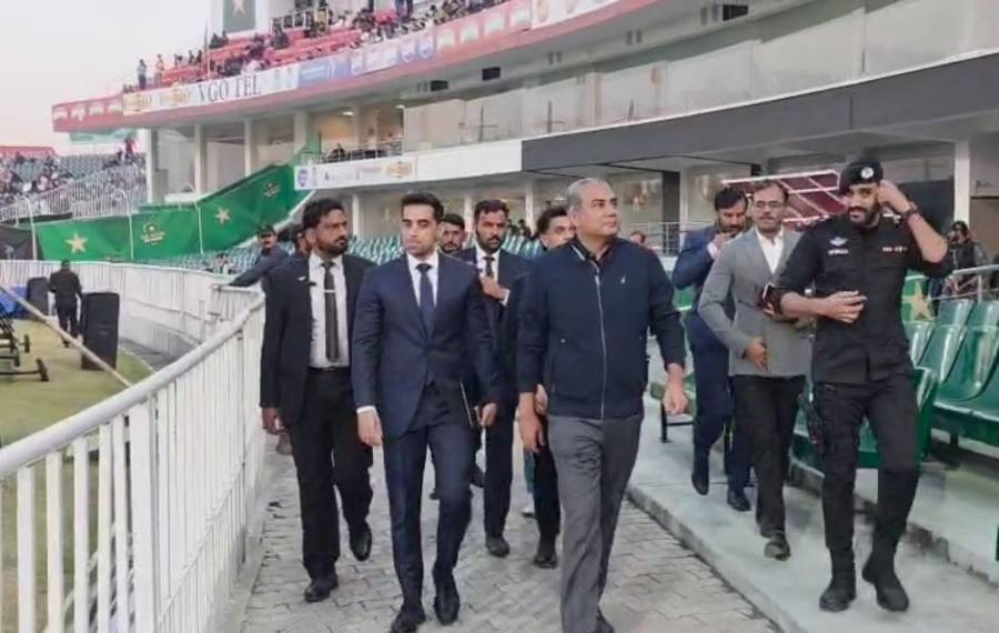 چیئرمین پی سی بی محسن نقوی کا راولپنڈی کرکٹ سٹیڈیم کا دورہ، پاکستان اور سری لنکا کی ٹیموں سے ملاقات