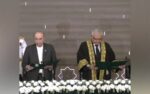 جسٹس امین الدین خان نے وفاقی آئینی عدالت کے پہلے چیف جسٹس کا حلف اٹھا لیا