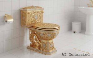 18 قیراط سونے سے بنا کموڈ ایک کروڑ 20 لاکھ ڈالر میں فروخت