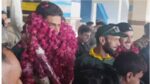 اسلامک سولیڈیرٹی گیمز 2025 سے وطن واپسی پر اتھلیٹس ارشد ندیم اور یاسر سلطان کا ایئرپورٹ پر لیسکو کی جانب سے والہانہ استقبال