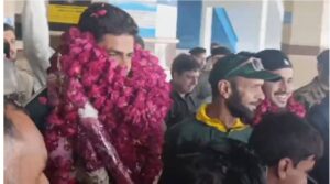 اسلامک سولیڈیرٹی گیمز 2025 سے وطن واپسی پر اتھلیٹس ارشد ندیم اور یاسر سلطان کا ایئرپورٹ پر لیسکو کی جانب سے والہانہ استقبال