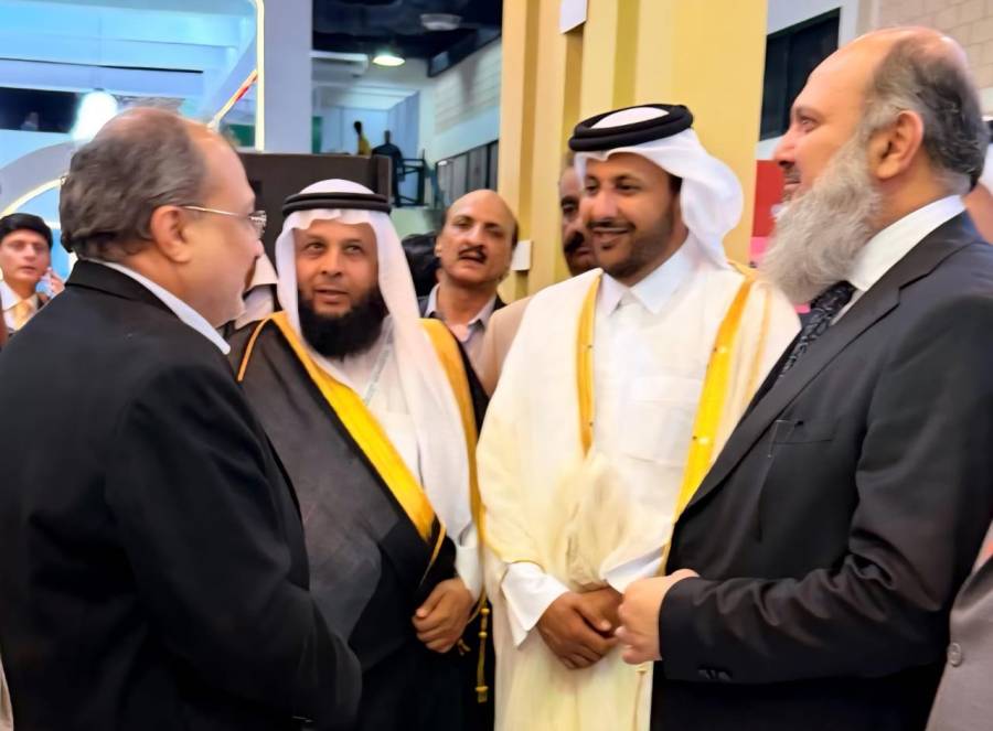 مصطفیٰ ہیمانی کی قطر کے وزیر صنعت و تجارت شیخ احمد بن تھانی بن فیصل الثانی اور وفاقی وزیر تجارت جام کمال خان سے ملاقات