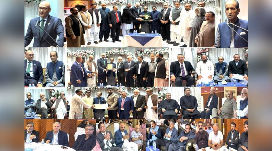 قونصل جنرل خالد مجید کے اعزاز میں الوداعی تقریب، سفیر احمد فاروق شریک