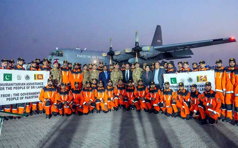 این ڈی ایم اے نے پاک فوج کی ایلیٹ سرچ اینڈ ریسکیو ٹیم سری لنکا روانہ کردی۔