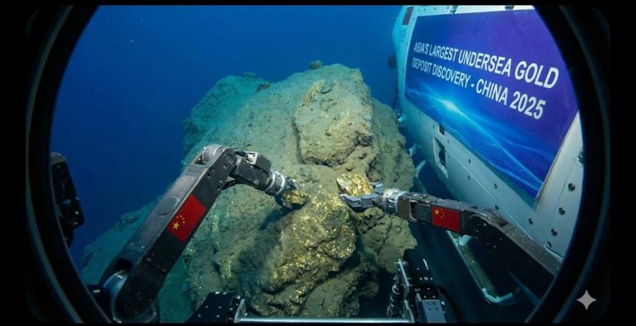 چین کو سمندر میں ایشیا کا سب سے بڑا سونے کا ذخیرہ مل گیا