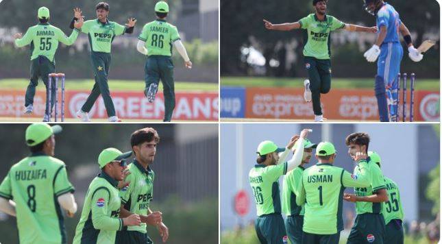 انڈر 19 ایشیاء کپ: فائنل میں پاکستان نے بھارت کو دھول چٹا دی، 191 رنز سے شکست دے کر ٹائٹل جیت لیا
