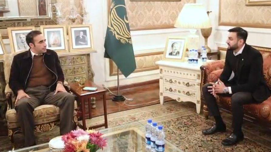 سابق صوبائی وزیر ابراہیم حسن مراد کی چیئرمین پاکستان پیپلز پارٹی بلاول بھٹو زرداری سے خصوصی ملاقات