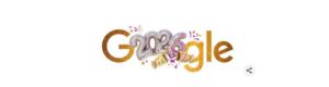 گوگل کی رنگارنگ ڈوڈل کے ساتھ نئے سال کی مبارکباد