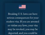 امریکی قوانین کی خلاف ورزی آپ کے لیے سنگین نتائج کا سبب بن سکتی ہے - امریکی سفارتخانے نے بھارتی طلباء کو خبردار کیا