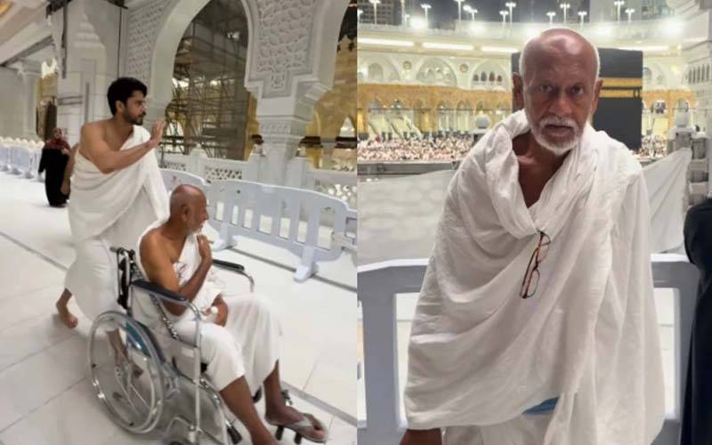 حارث وحید کے والد کے ساتھ عمرے کے دوران معجزاتی واقعہ، اداکار نے ویڈیو شیئر کردی