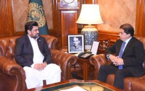 گورنر سندھ سے وزیر ریلوے حنیف عباسی کی ملاقات