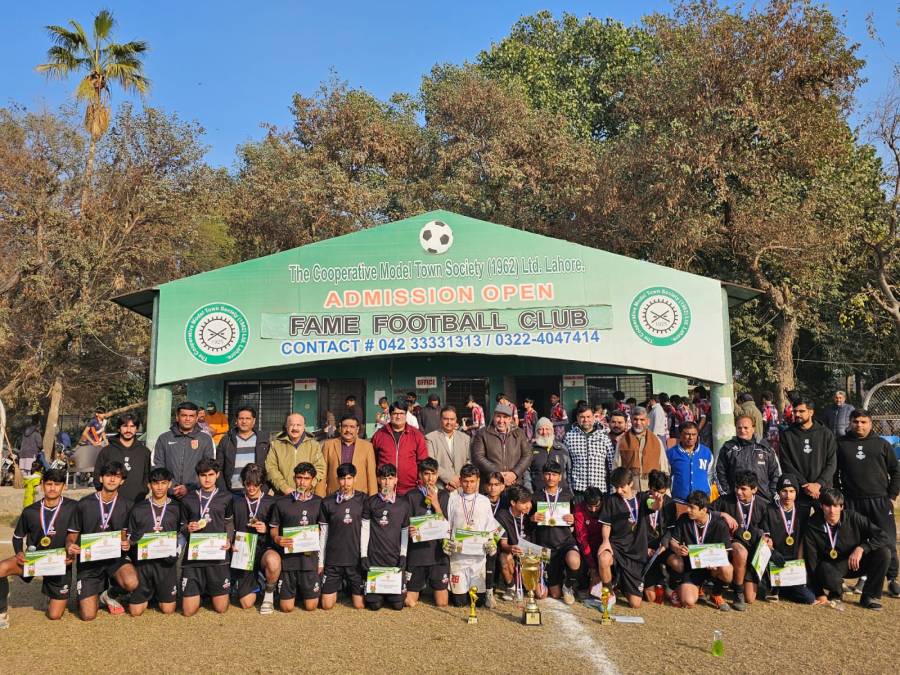 انڈر 16 چیمپئن شپ، ایس اے اکیڈمی نے جیت لی، ضیاء ڈوگر نے انعامات تقسیم کیے