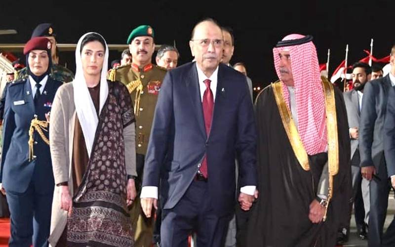 صدر مملکت بحرین کے 4 روزہ سرکاری دورے پر منامہ پہنچ گئے