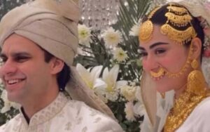 اداکارہ حنا آفریدی اور تیمور اکبر شادی کے بندھن میں بندھ گئے