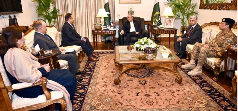 صدر مملکت آصف علی زرداری سے پاکستان کے اردن کے لیے نامزد سفیر خرم سرفراز خان کی ملاقات