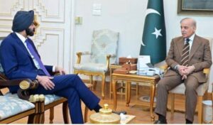 وزیرِ اعظم شہباز شریف سے ورلڈ بینک گروپ کے صدر اجے بنگا کی ملاقات، تعاون بڑھانے پر اتفاق