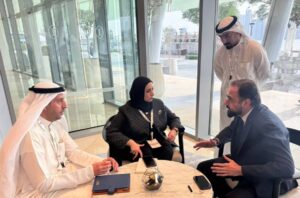 ابوظہبی ڈائیلاگ 2026 کے موقع پر چوہدری سالک حسین اور رباب عبداللہ العثیمی کی ملاقات، لیبر سیکٹر میں تعاون کی راہیں تلاش کی گئیں