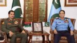 سربراہ پاک فضائیہ ائیر چیف مارشل ظہیر احمد بابر سدھو سے نائب کمانڈر انچیف لیبیا لیفٹننٹ جنرل صدام خلیفہ حفتر کی ملاقات