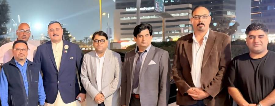 اسد سینئر جج گلگت بلتستان (پاکستان) غلام عباس کے اعزاز میں عشائیہ کا اہتمام