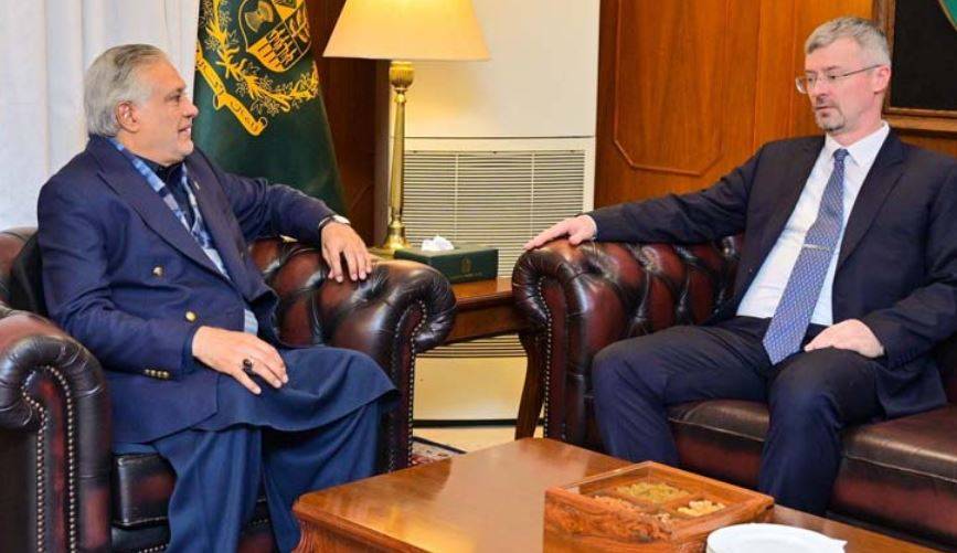 وزیر خارجہ اسحاق ڈار سے ایرانی اور روسی سفیروں کی اہم ملاقات