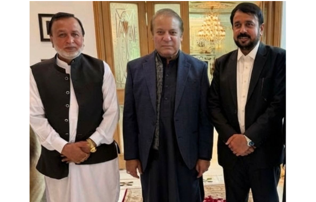 لک برادران کی نواز شریف سے جاتی امراء میں ملاقات، قائد مسلم لیگ کا ظہرانہ