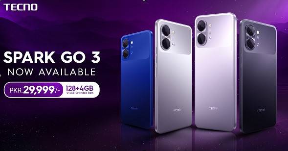 ٹیکنو کا اسپارک گو 3 اب پاکستان میں دستیاب ہے۔