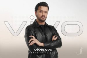 ویوو کا بڑا اعلان، vivo V70 5G کے لیے عاطف اسلم دوبارہ برانڈ ایمبیسیڈر منتخب