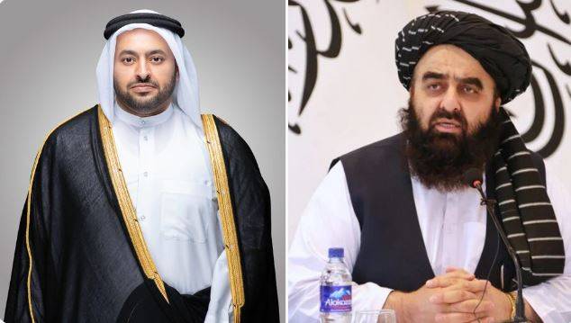 پاکستان سے کشیدگی، افغان وزیر خارجہ کا قطر کے وزیر مملکت برائے خارجہ امور سے ٹیلیفونک رابطہ