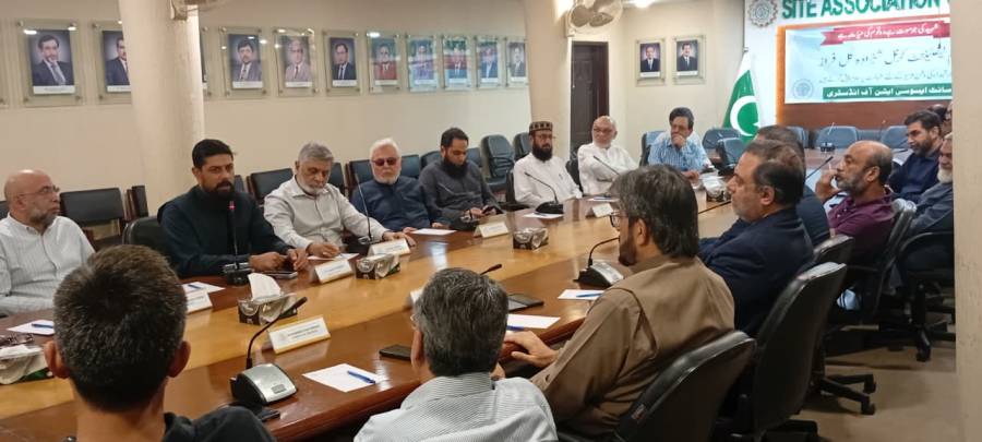 سائٹ کراچی کے صنعتکاروں کا لیفٹیننٹ کرنل شہزادہ گلفراز شہید کو خراجِ عقیدت، شہداء کے لواحقین کے لیے فنڈز قائم کرنے کی تجویز