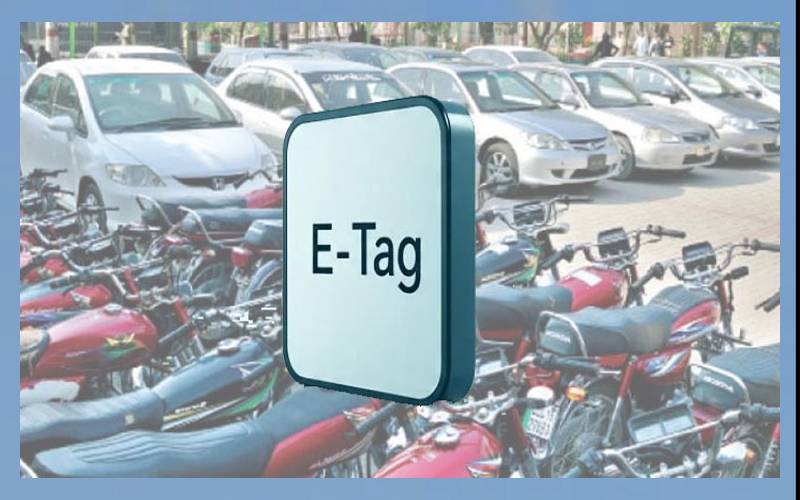 پنجاب میں موٹرسائیکلوں سمیت تمام گاڑیوں پر ای ٹیگ لگانے کا فیصلہ