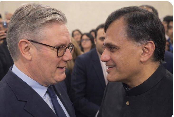 برطانوی وزیراعظم کی طرف سے افطار ڈنر میں پاکستانی ہائی کمشنر کی شرکت، کیئرسٹارمر سے ملاقات