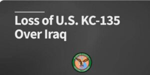 امریکہ کا طیارہ مغربی عراق میں گر کر تباہ