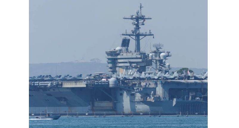 ایران کا امریکی طیارہ بردار بحری جہاز کو میزائلوں سے نشانہ بنانے کا دعویٰ