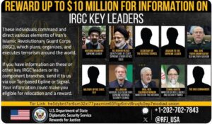 امریکہ نے ایرانی سپریم لیڈر مجتبیٰ خامنہ ای سمیت 10 اہم رہنماؤں کے بارے میں معلومات دینے پر 10 ملین ڈالرز انعام کا اعلان کر دیا