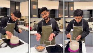 عیدالفطر کے موقع پر بابراعظم باوچی بن گئے