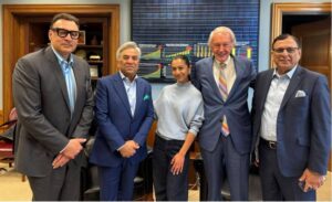 ورلڈ افیئرز کونسل بوسٹن کے ڈائریکٹر شاہد خان کی امریکی قانون سازوں کے ساتھ اعلیٰ سطحی ملاقاتیں