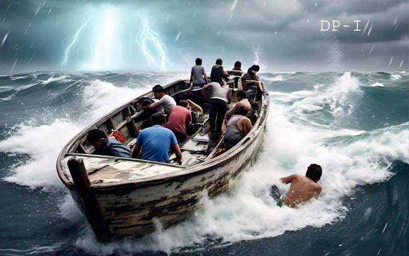 دریائے سندھ میں تیز ہواؤں کے باعث کشتی الٹ گئی، 4 افراد لاپتہ