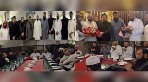 شاہین انکلیو کے سردار عبدالقیوم کڑلال، سردار یاسر کڑلال اور خواجہ دلاور کے اعزاز میں نہال مرزا بیگ اور ہارون عالم کا جدہ میں شاندار عشائیہ