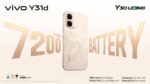 ویوو پاکستان کا نیا Y31d لانچ، mAh 7200 بیٹری کے ساتھ نان اسٹاپ پرفارمنس